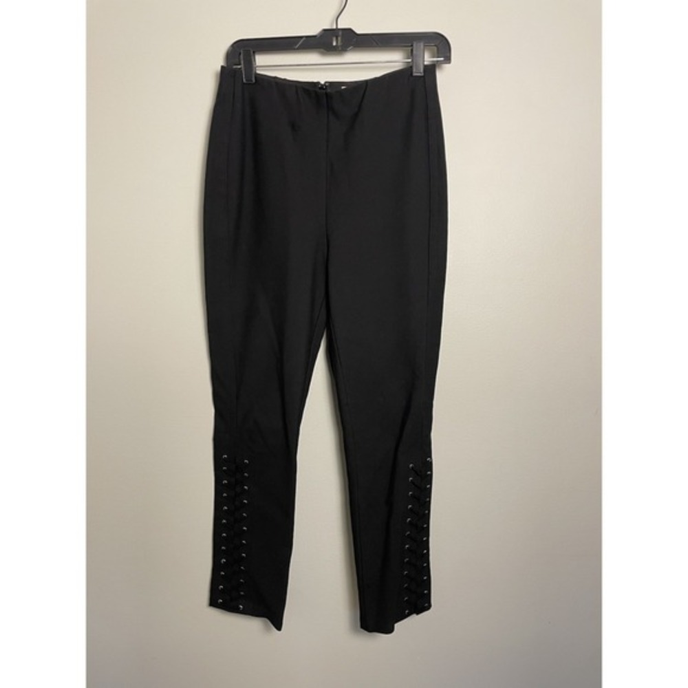 Derek‎ Lam 10 Crosby Side Tie Slim Trousers. Size 6. Career. Business. Preppy.